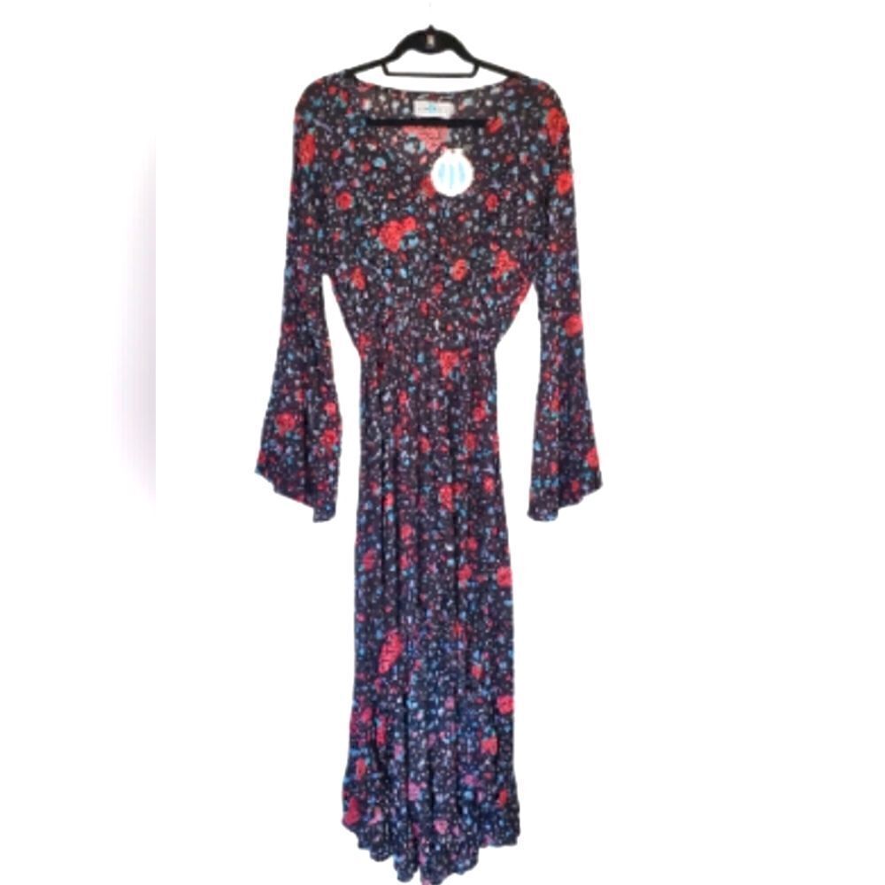 House of Skye blossom Flamenco midnight dress, NWT,  size m/l